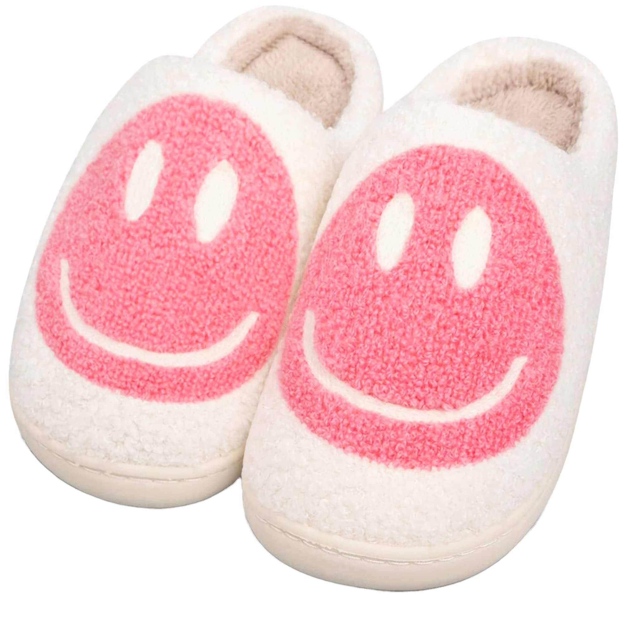Women's Plush Indoor Slippers Soft & Comfy Closed Toe Non Slip House Slides