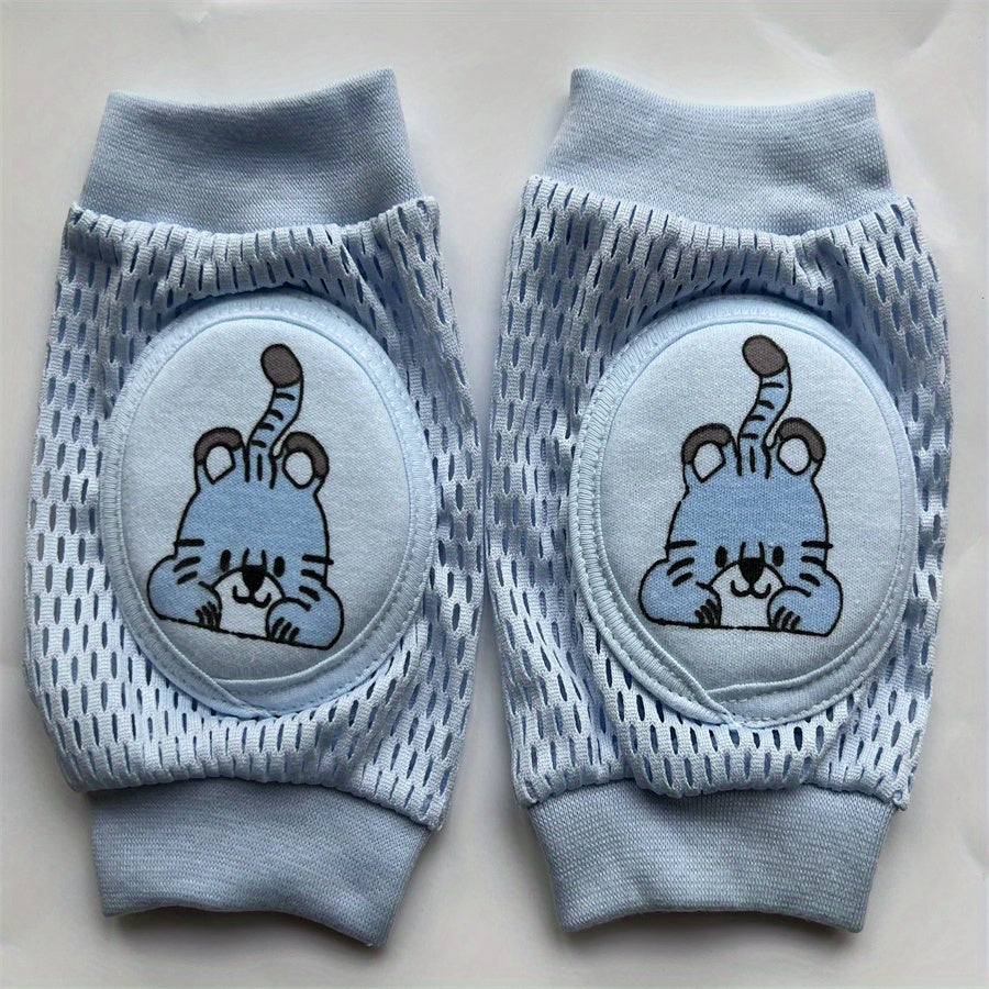 Breathable Mesh Baby Knee Pads for Crawling and Walking