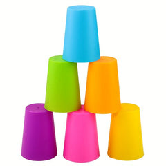 Stacking Cups Educational Toy Colorful Plastic Learning Game
