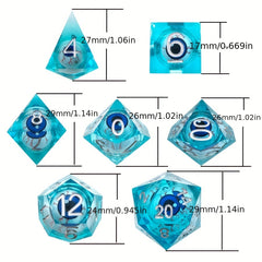 7pc Eyeball Dice Set for Tabletop Role playing Games