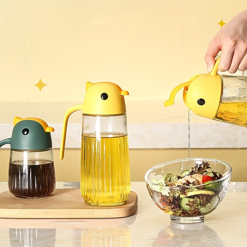 Glass Dispenser Bottle Leak-proof Seasoning Vinegar Bottle