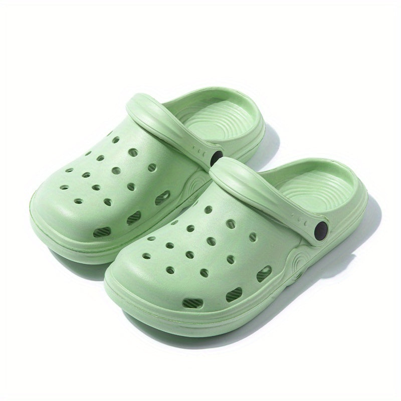 Men's Casual Clog Sandals, Breathable Design