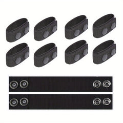 10pcs Pack Tactical Belt Snap Fixed Buckle Secure Comfort Fit