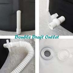 Portable Bathtub Soaking Tub Folding Bathtub Ice Bath Tub