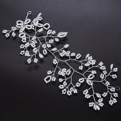 Faux Pearl Flower Head Piece Head Jewelry Bridal Wedding Hair Accessories