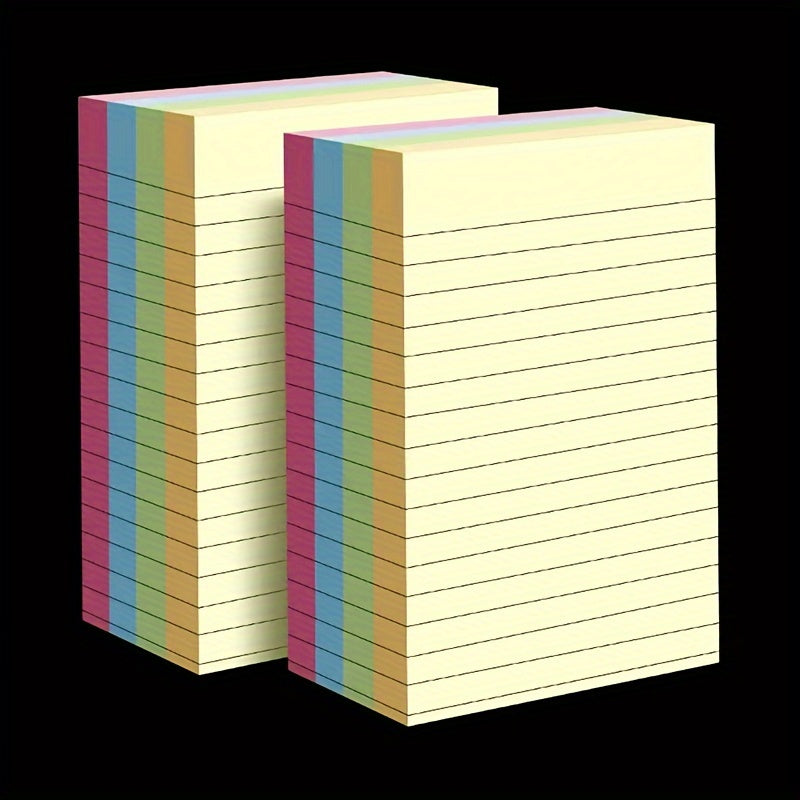 50 Sheets Large Square Sticky Notes, Bright Colors, Self Adhesive, 10x10cm