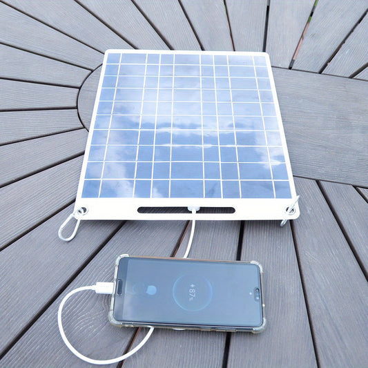 30W Polysilicon Dual USB Solar Panel for Camping Hiking RV