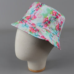 Floral Fisherman Hat & Watercolors Sun Hat for Women - Reversible Bucket Hat