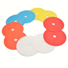 10 Flat Cones Spot Markers for Speed & Agility Training