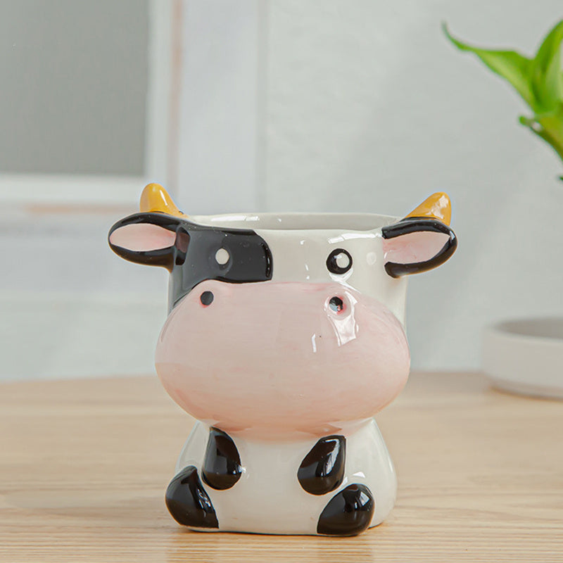 Ceramic Cartoon Flower Pot Succulent Home Gardening Pots