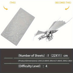 Dragon Stainless Steel DIY 3D Metal Puzzle Toy