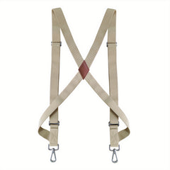 Men's Heavy Duty Trucker Suspenders 2" Wide X-back 2 Snap Hooks