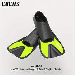 COCAS Lightweight Frog Swimming Fins for Snorkeling Diving and Training