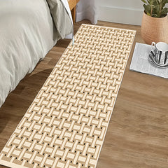 Geometric Runner Rugs Soft Laundry Room Rug Long Anti-fouling Hallway Rug