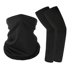 Outdoor Cycling Sunscreen Sleeve Cover and Windproof Mask Set