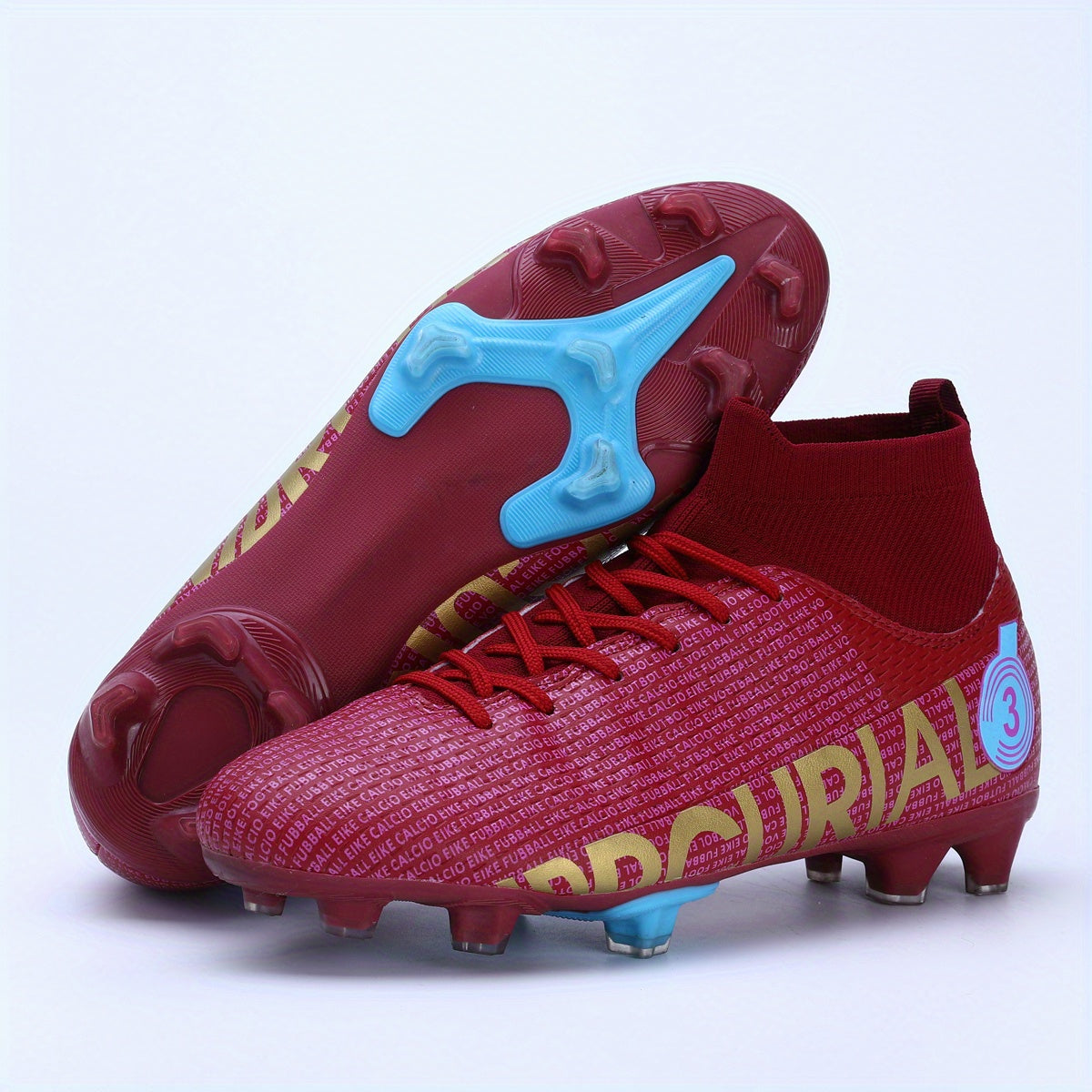 Men's Non Slip Soccer Shoes Outdoor Football Shoes Lightweight Breathable