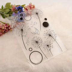 Plant Flower Series Stamps Scrapbook Paper Decoration Rubber Stamp