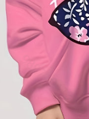 Print Hoodies Girls Comfy Pocket Pullover Kids Clothes Gift Christmas