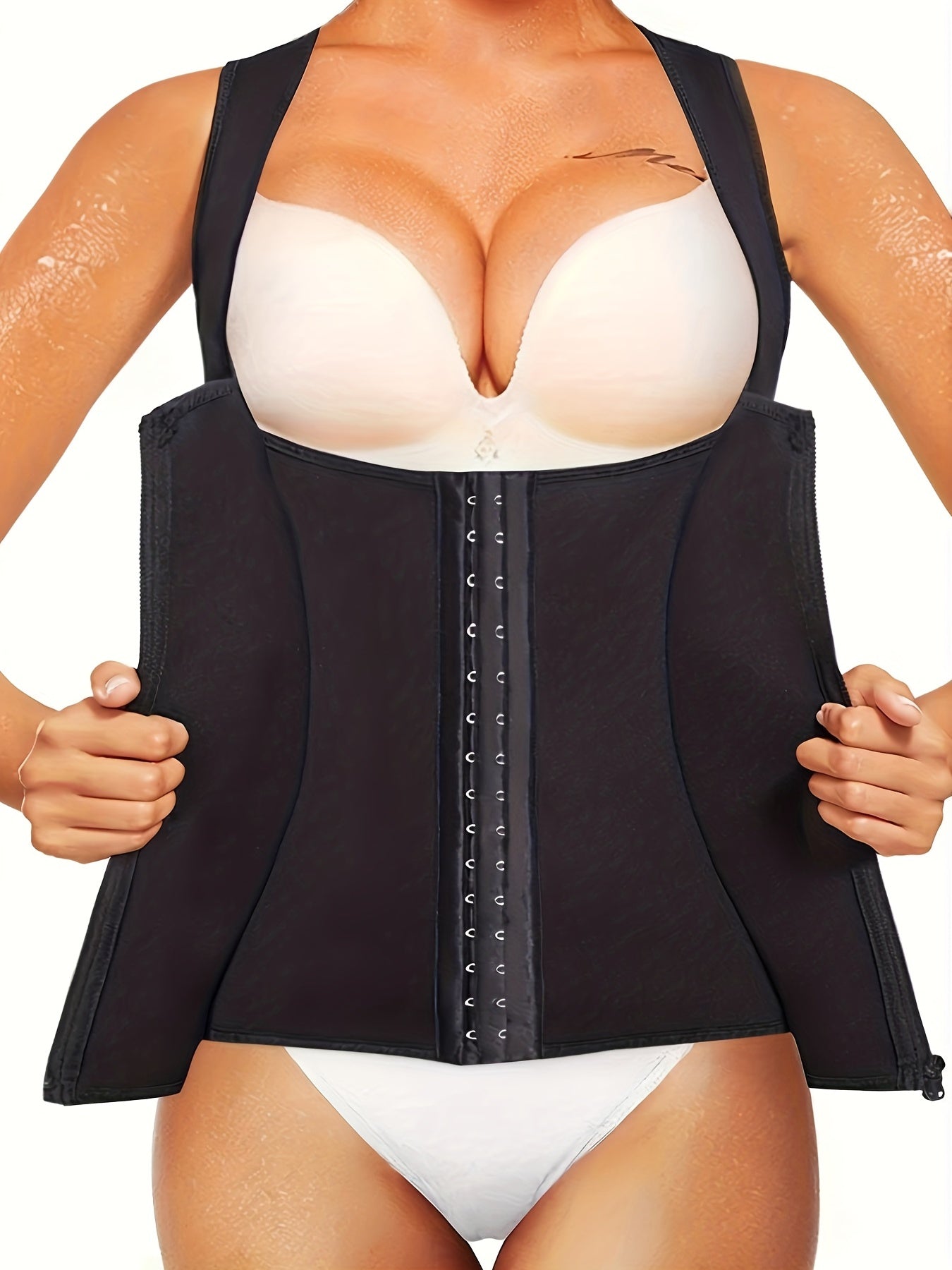 Sleeveless Sweat Sauna Vest for Workouts & Weight Loss