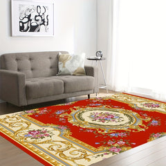Boho Anti Fatigue Kitchen Rugs Vintage Non Slip Absorbent