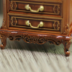1Pc Dollhouse Bedroom Chest Of Drawers DIY Toys