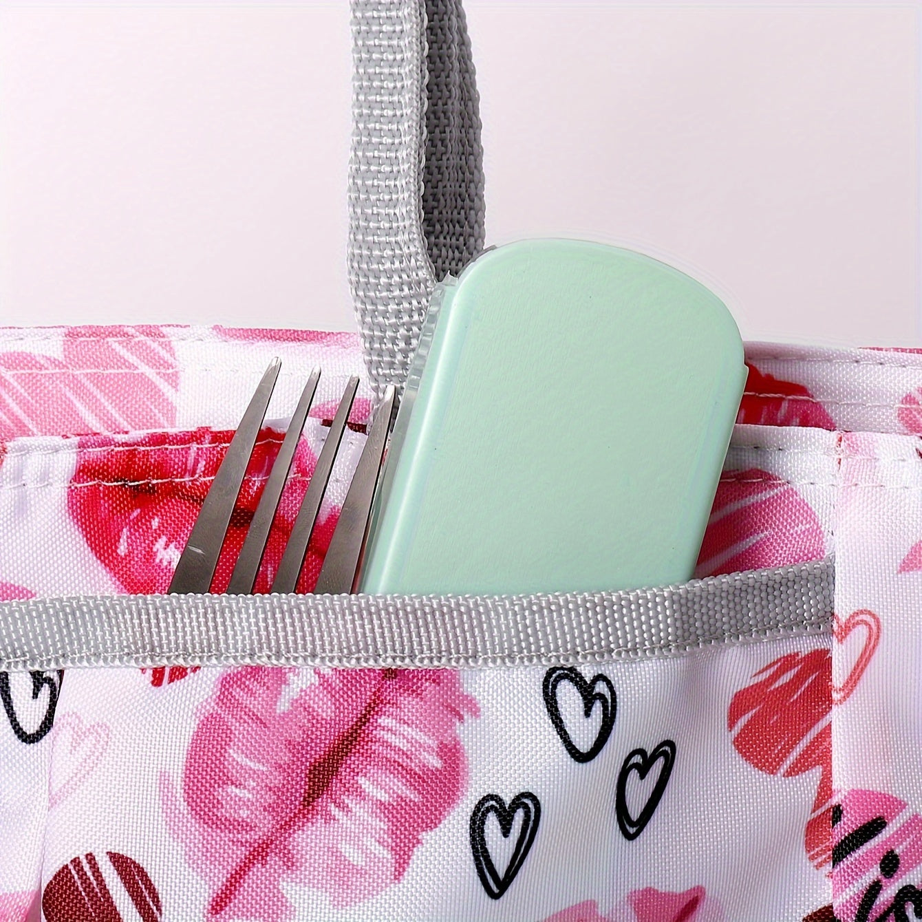 Portable Insulated Lunch Bag for Office School Outdoor Picnic