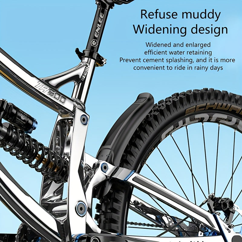 1pc Bike Mudguard Mountain Road Front Rear Hard Shell Mudguard DH Speed Drop