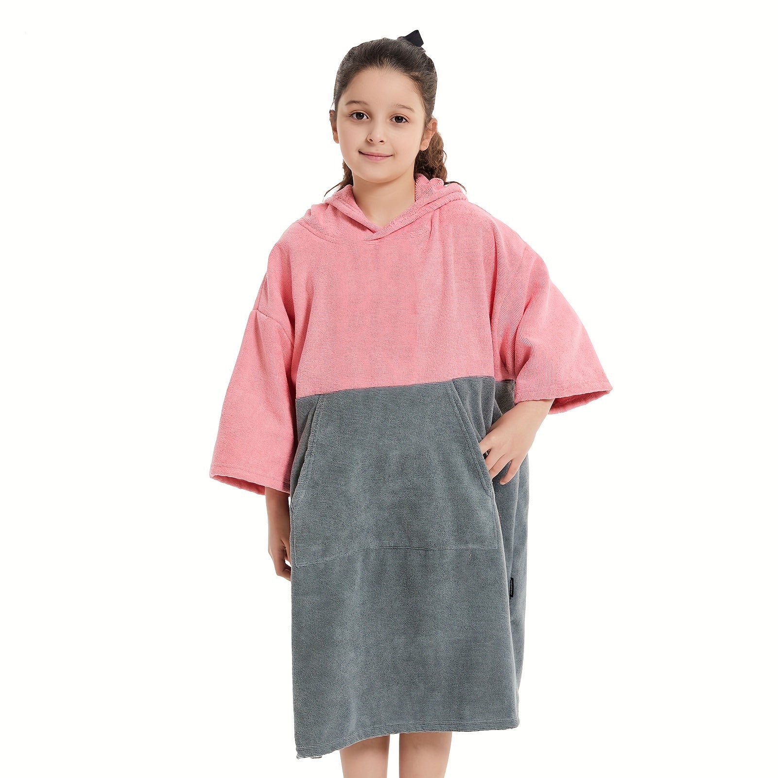 Kids Changing Towel Robe Quick Dry Surf Poncho Microfiber Bath Towels