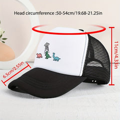 Teen Dinosaur Baseball Cap Sun Protection Adjustable Strap