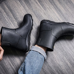 Men's Knee High Rain Boots Waterproof Non Slip Outdoor Work Fishing