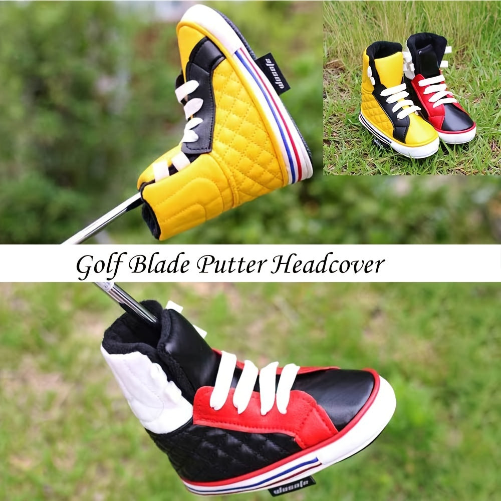Golf Blade Putter Head Cover PU Leather Shoe Club Protector