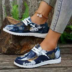 Women's Graffiti Canvas Shoes Lightweight Sports Shoes