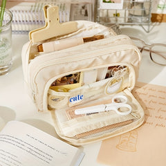 Large Capacity School Pencil Bag for Girls