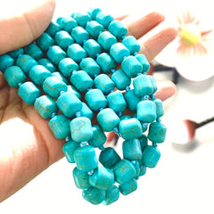 25pcs Natural Turquoise Stone Beads DIY Beads Handcraft Jewelry Gift
