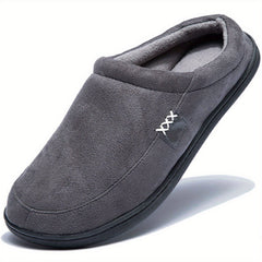 Men's Warm House Shoes Comfy Non Slip Home Shoes Winter