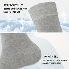 4 Pairs Men's Casual Sweat Absorbent Breathable Socks