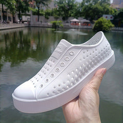 Women's Hollow Out Flat Sandals Slip On Clogs Casual Outdoor Shoes