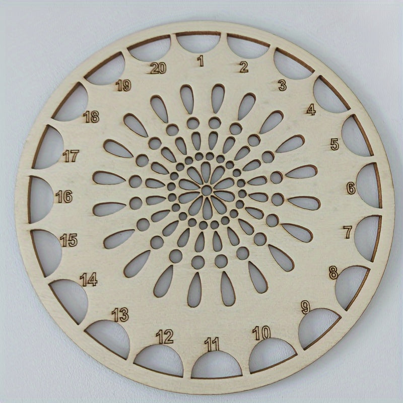 Wood Embroidery Floss Organizer Cross Stitch Thread Holder Storage Tools