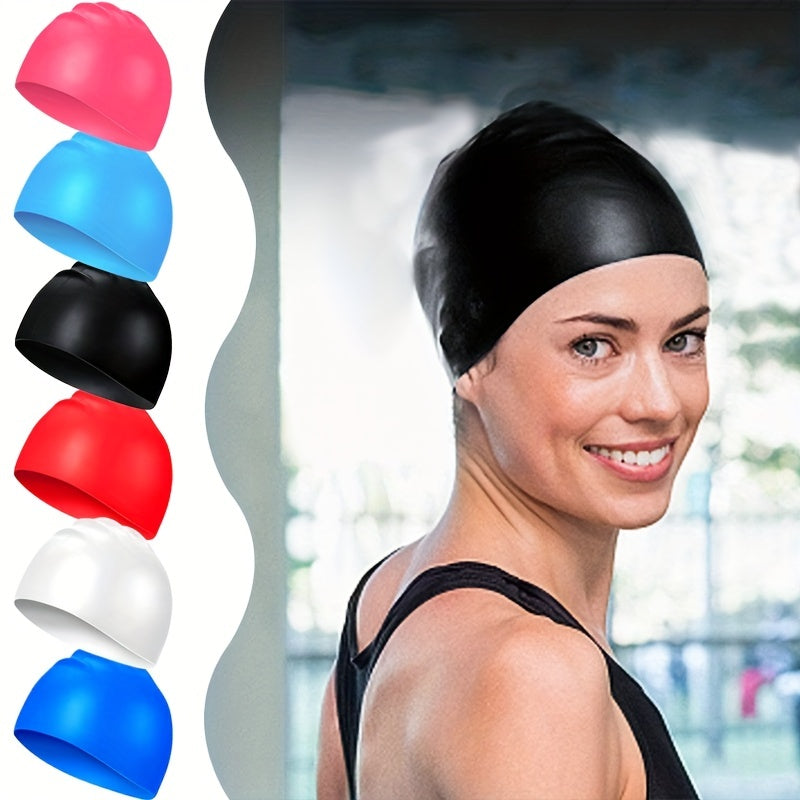 Silicone Swimming Cap for Adults and Kids Swimming Training and Hair Protection
