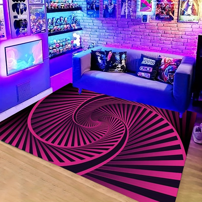 3D Crystal Velvet Carpet Mat, Game Rooms Living Room Carpet Home