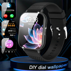 Pink Silicone Strap Smartwatch Wireless Notifications Multiple Sports Modes