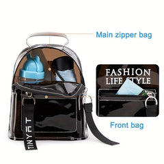 Waterproof Transparent PVC Bag Lightweight Stadium Approved Shoulder Bag