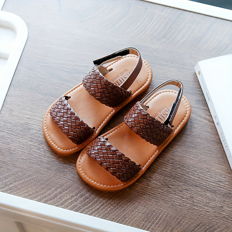 Girls' Open Toe Sandals Lightweight Summer Beach Shoes