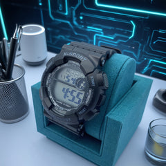 Youth Waterproof Timer Boys' Watch with Alarm