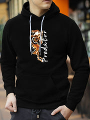 Leopard Print Hoodie Men's Casual Pullover Hoodie