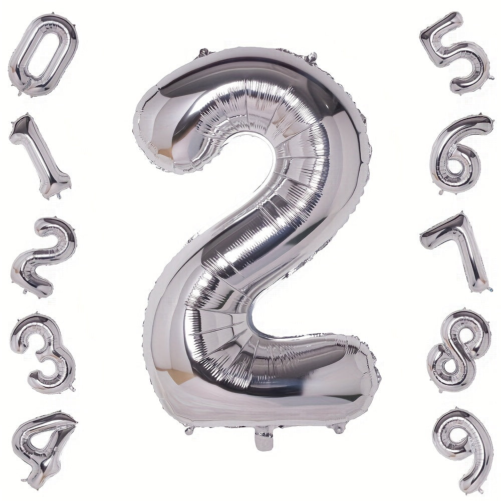 6Cm Big Numbers 0-9 Birthday Party Decorations Foil Mylar Balloon