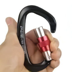 D Carabiner Aluminum Quick Hanging Buckle Camping
