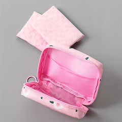 Cartoon Pattern Sanitary Napkin Bag Zipper Organizer Pouch