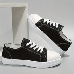 Women's Casual Canvas Lace-Up Shoes Lightweight & Comfortable