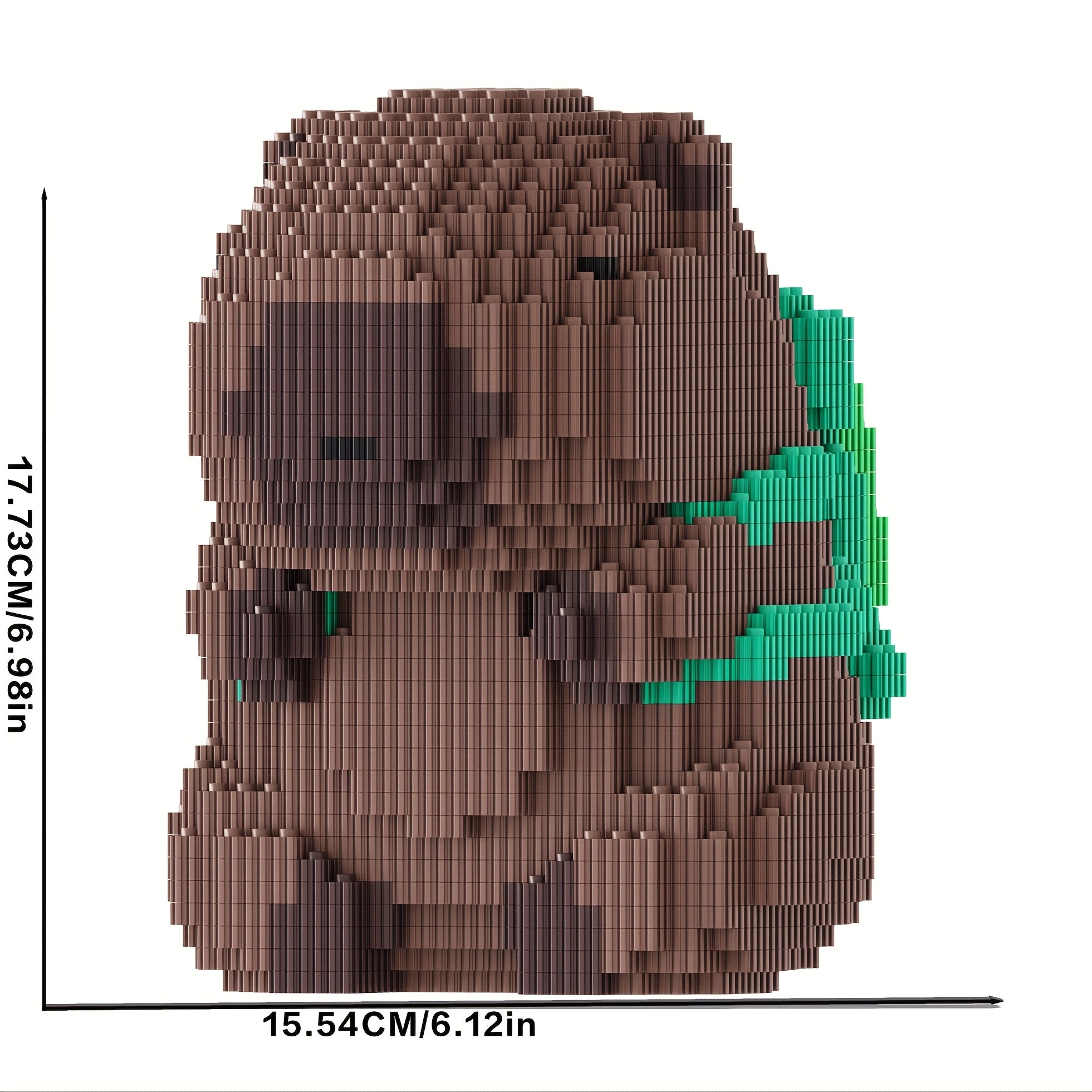 5001pcs Capybara Backpack Building Blocks Gift for Decoration